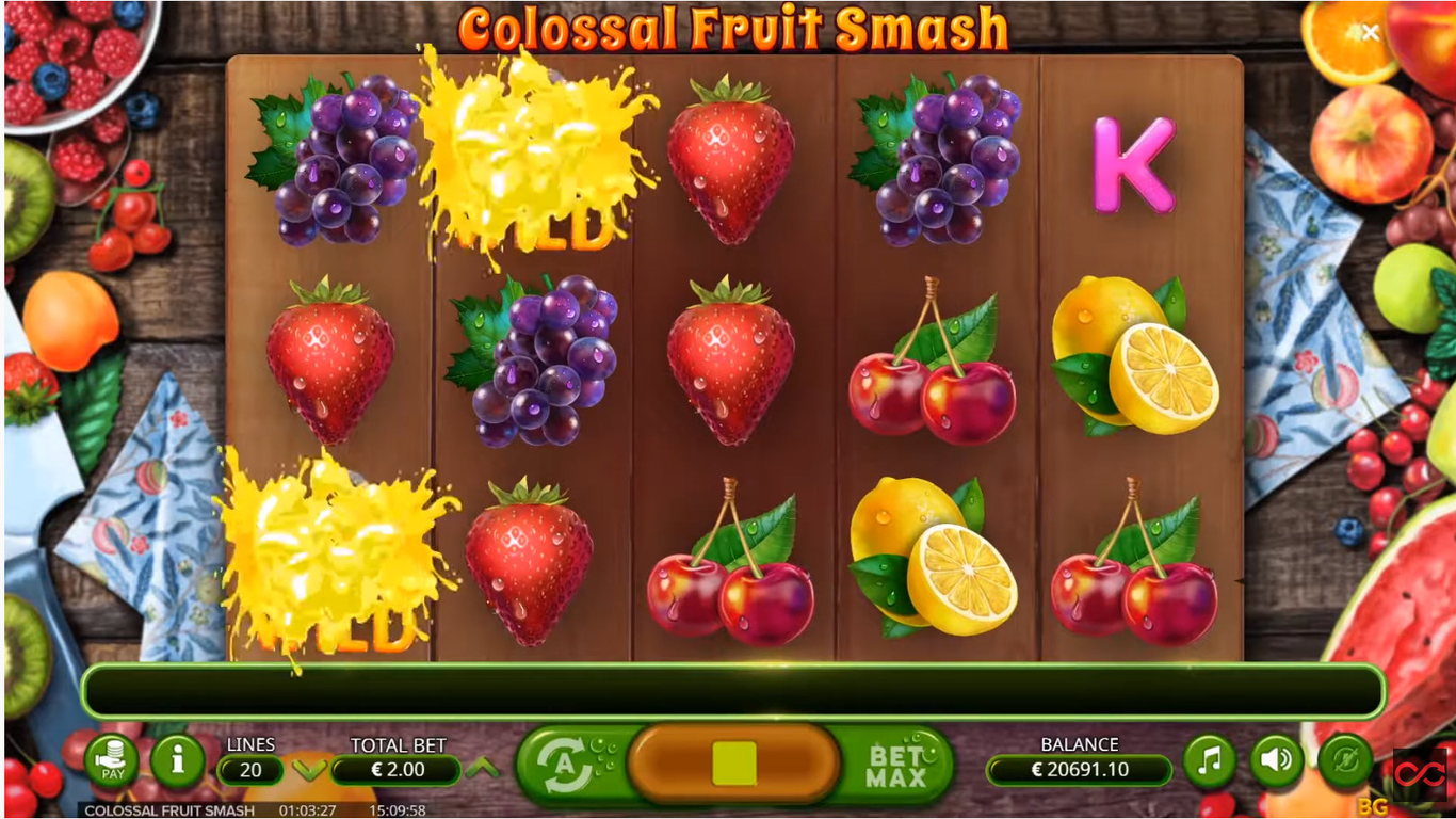 Colossal Fruit Smash Booming Games Slot Review Demo Game