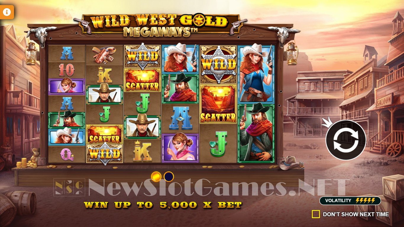 Wild West Gold Megaways Pragmatic Play Slot Review Demo Game