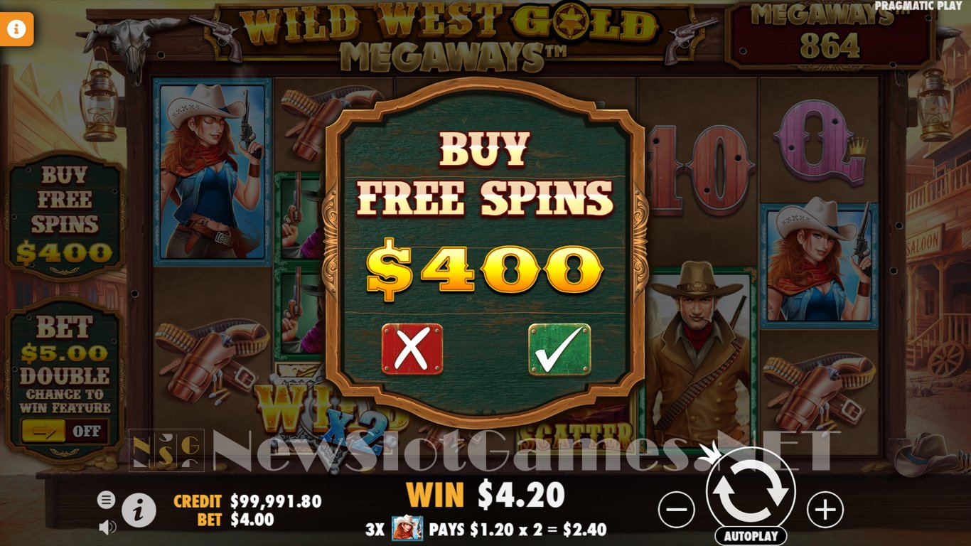 Wild West Gold Megaways Slot Pragmatic Play Review Demo Game