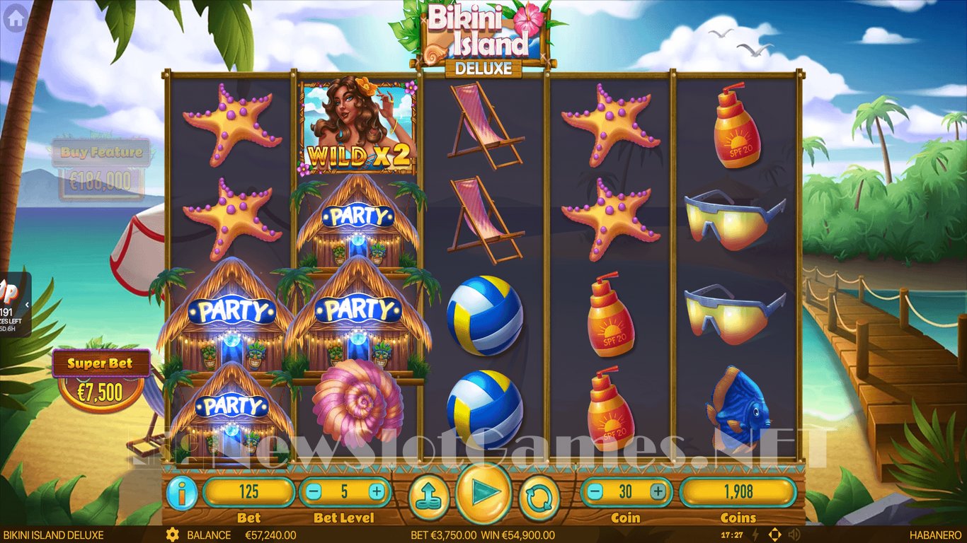 Bikini Island Deluxe Habanero Slot Review Demo Game