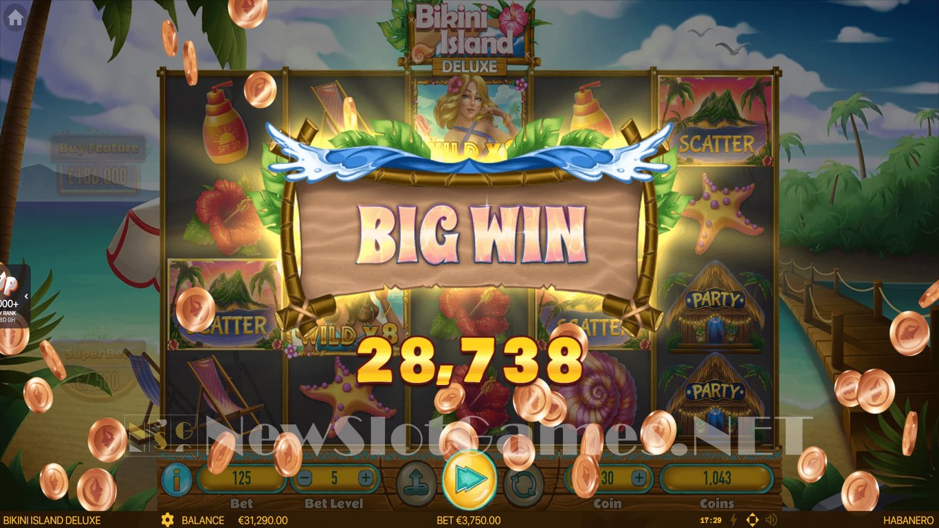 Bikini Island Deluxe Habanero Slot Review Demo Game