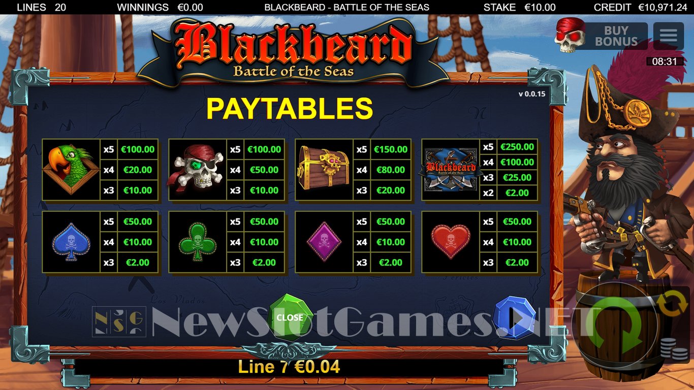 Blackbeard Battle Of The Seas Slot Yggdrasil Review Demo Game