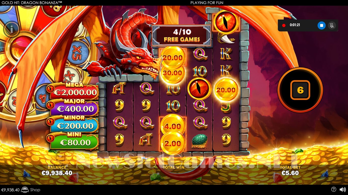 Gold Hit Dragon Bonanza Slot Playtech Review Demo Game