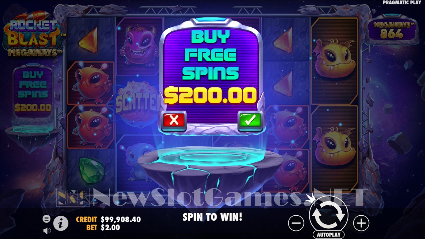 Rocket Blast Megaways Slot Pragmatic Play Review 2024 Demo Game