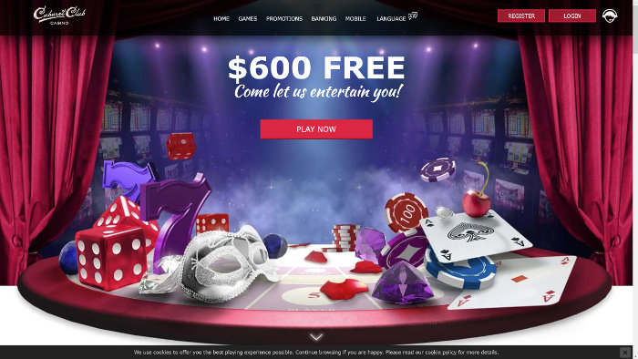 Cabaret Club Casino Review 2021 Sign Up For A 600 Bonus