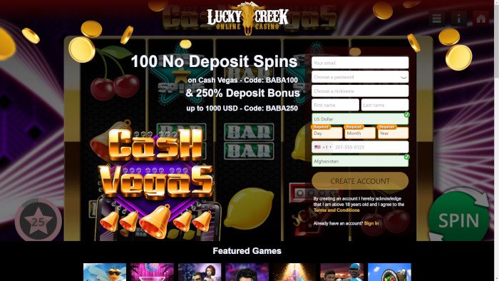 lucky creek casino online