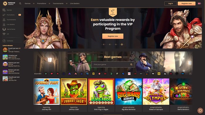 National Casino Review 2025 - Get A $/€100 Welcome Bonus!