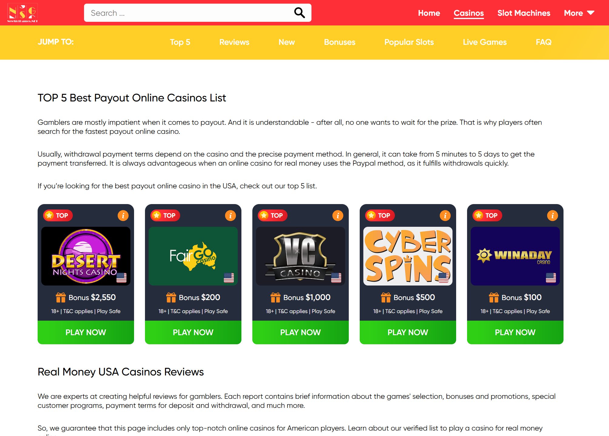 Online casino bonus usa казино video slot