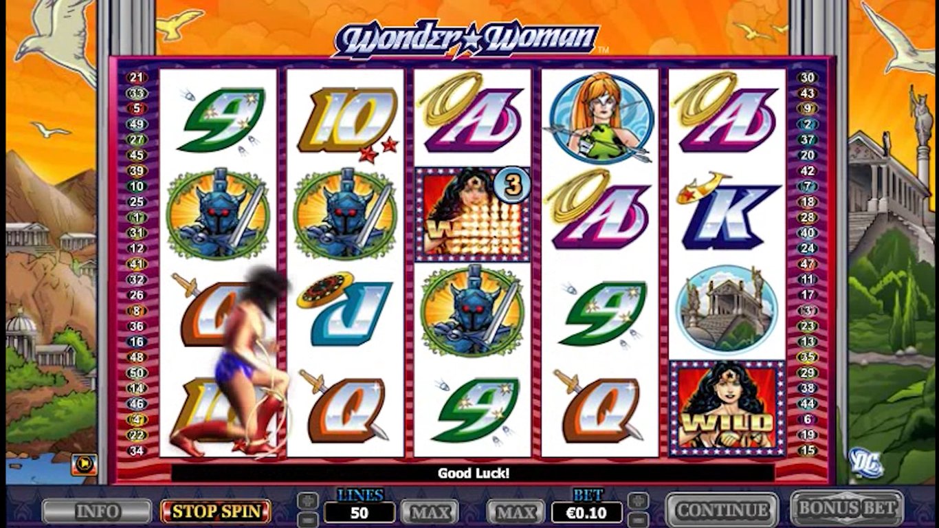 wonder woman slot machine free online games