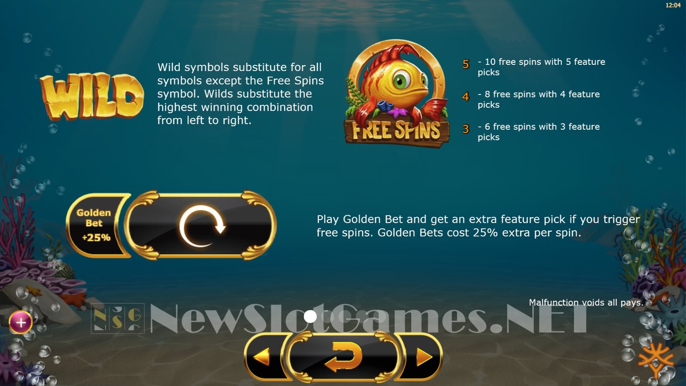 Golden Fish Tank Slot Yggdrasil Review 2024 Demo Game   Golden Fish Tank 4 