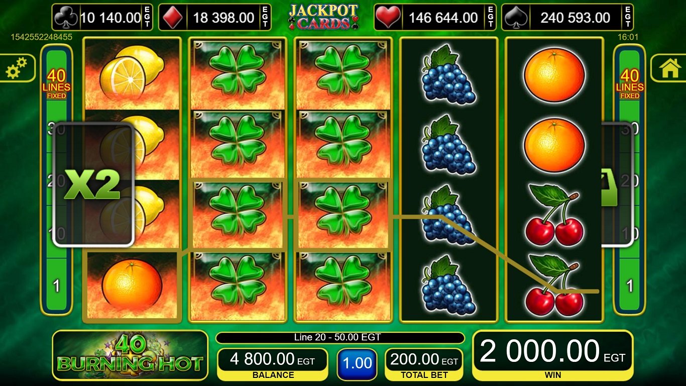 40 Burning Hot Slot Game Free