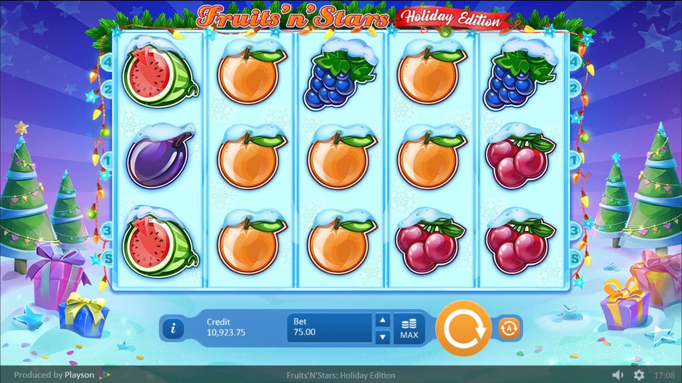 Fruits N Stars: Holiday Edition Slot Machine Fruits N Stars: Holiday Edition Slot Machine
