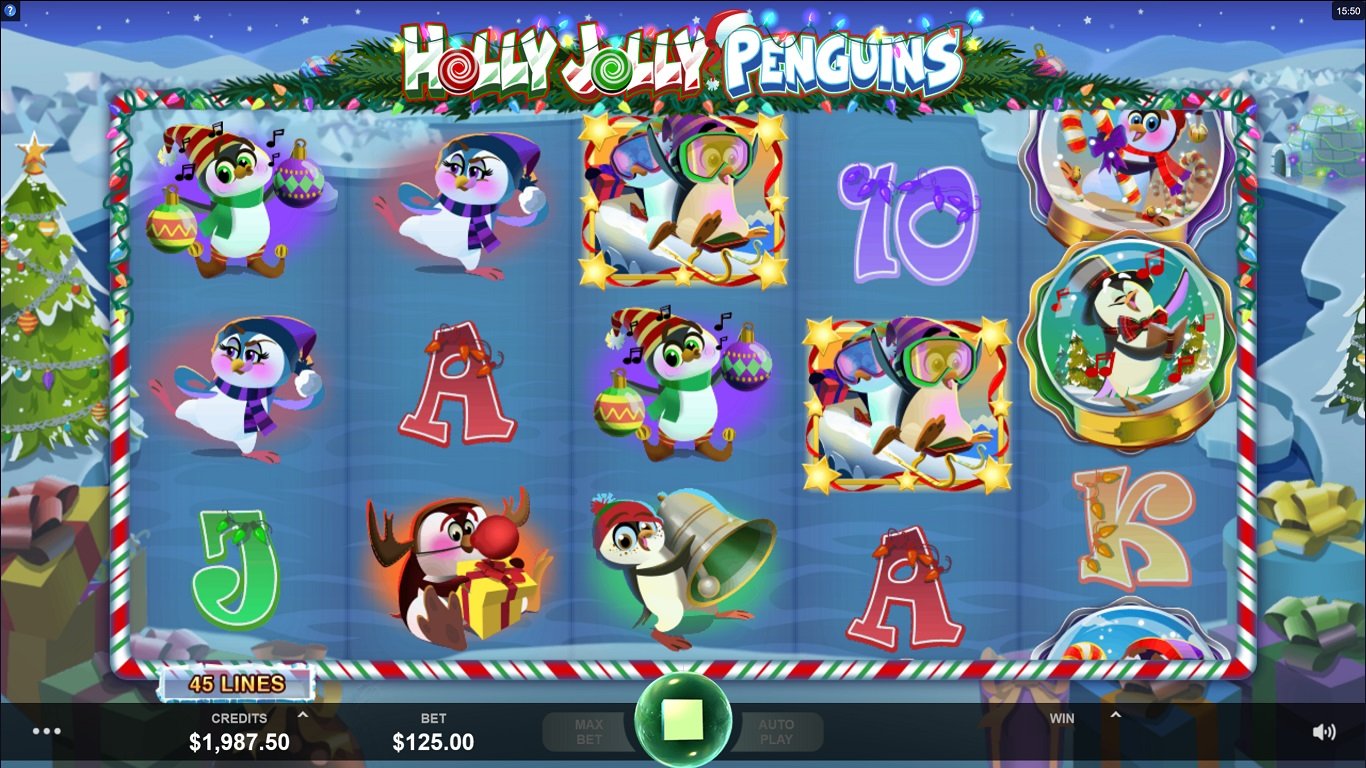 Holly Jolly Penguins Slot