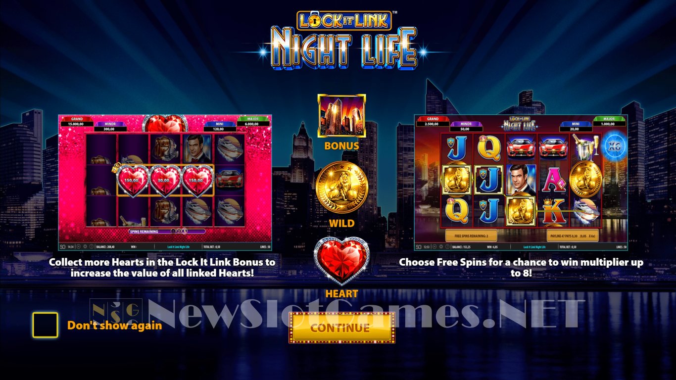 Lock it Link Nightlife Slot (WMS) Review 2024 & Demo Game