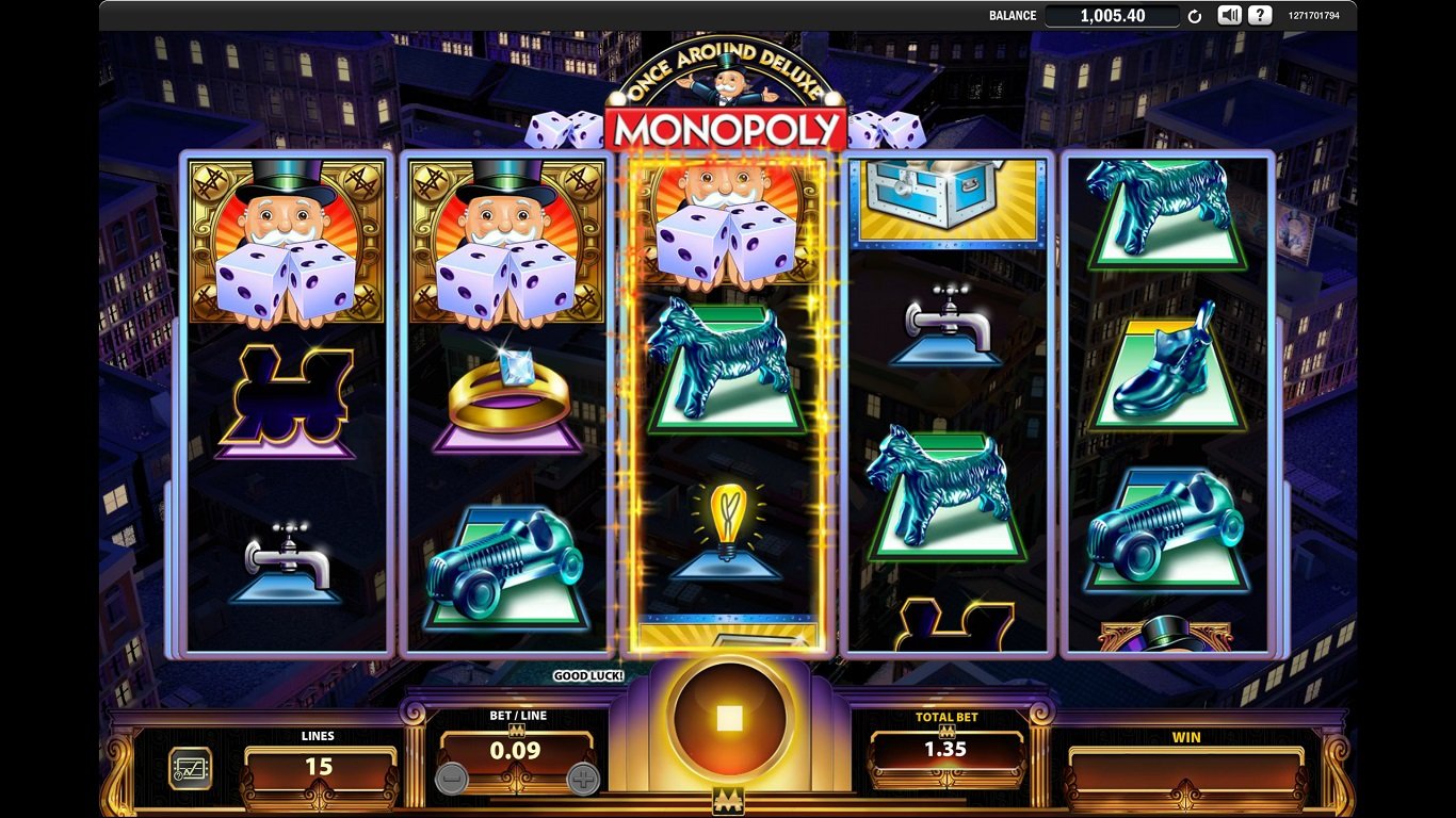 Monopoly Once Around Deluxe Slot Machine