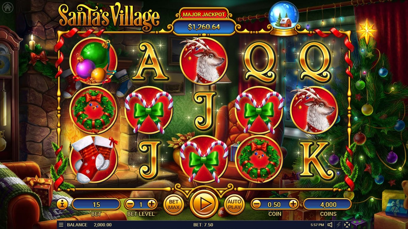Discover The New SantaS Village Slot Machine