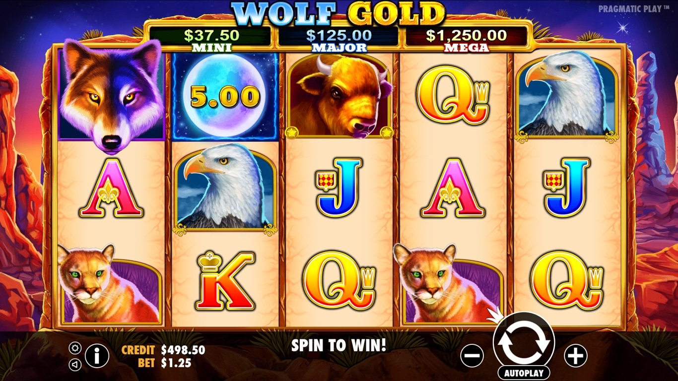 free konami slots casinow golden wolves