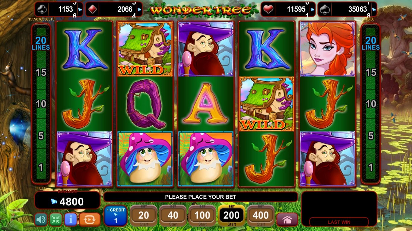 Play enchanted forest slot machine