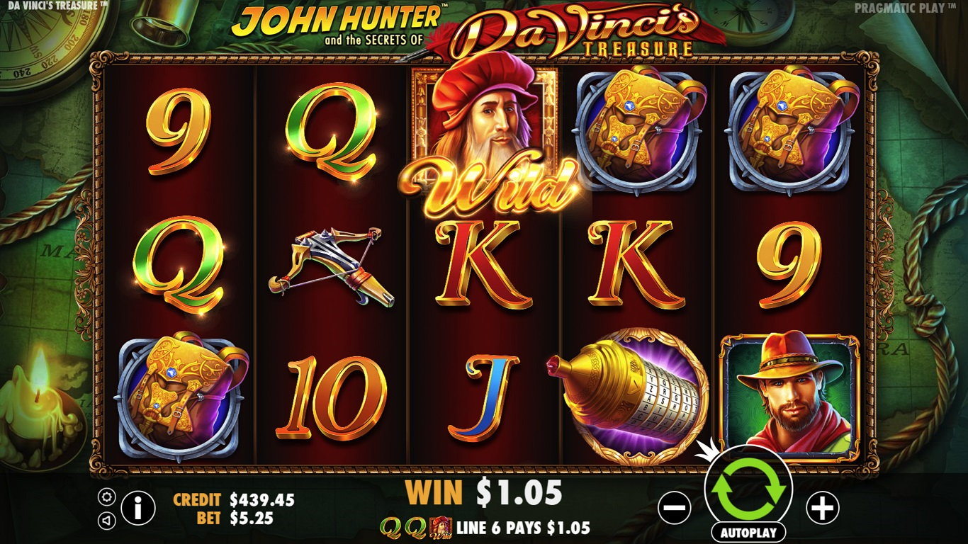 Da Vincis Treasure Slot (Pragmatic Play) Review 2024 & Demo Game