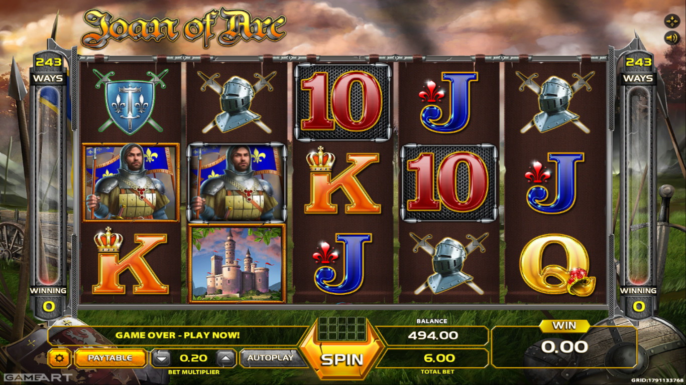 Joan of Arc Slot (GameArt) Review 2024 & Demo Game