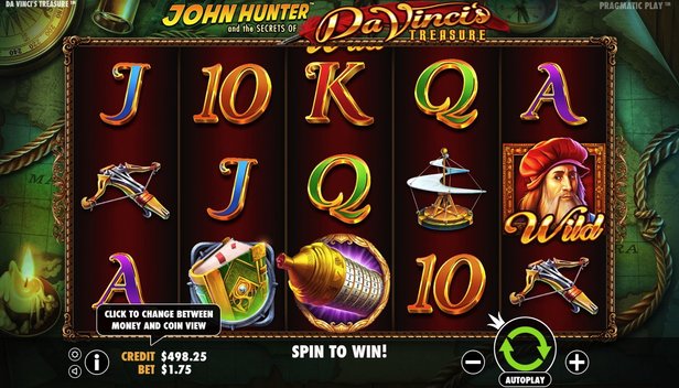 Da Vincis Treasure Pragmatic Play Slot Review Free Play Casinos Bonuses