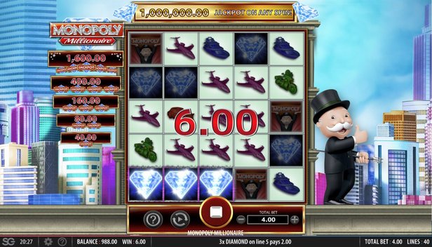 monopoly millionaire slot