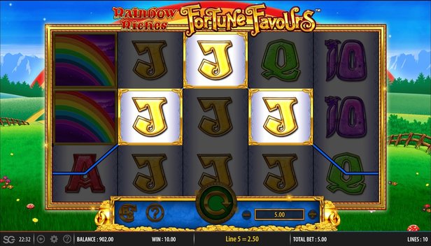 rainbow riches fortune favours demo