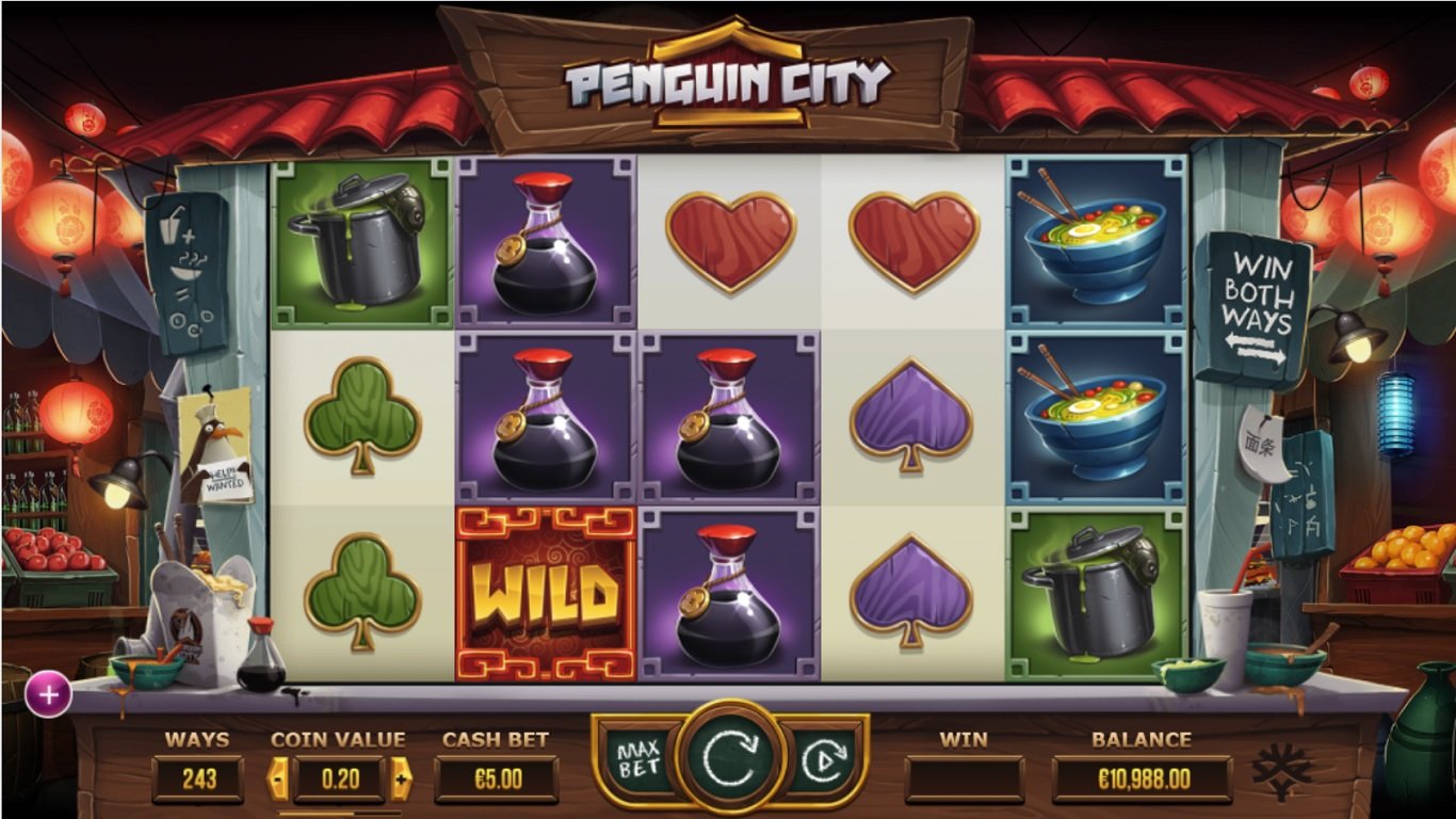 Jogue Penguin City  Caça-níquel Yggdrasil - LeoVegas