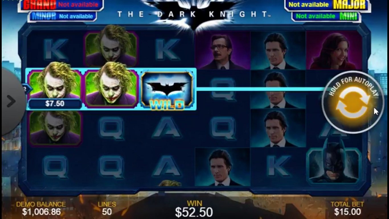 batman dark knight slot machine