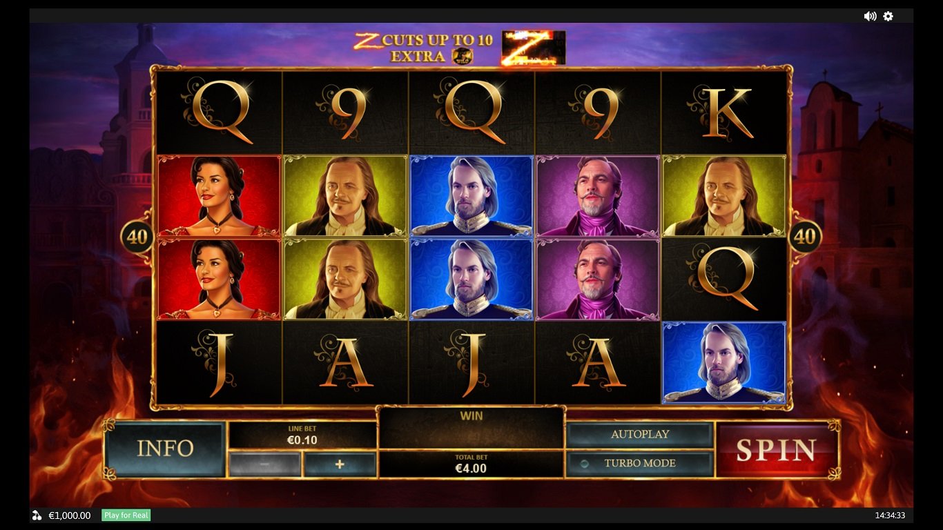 Free online zorro slot games