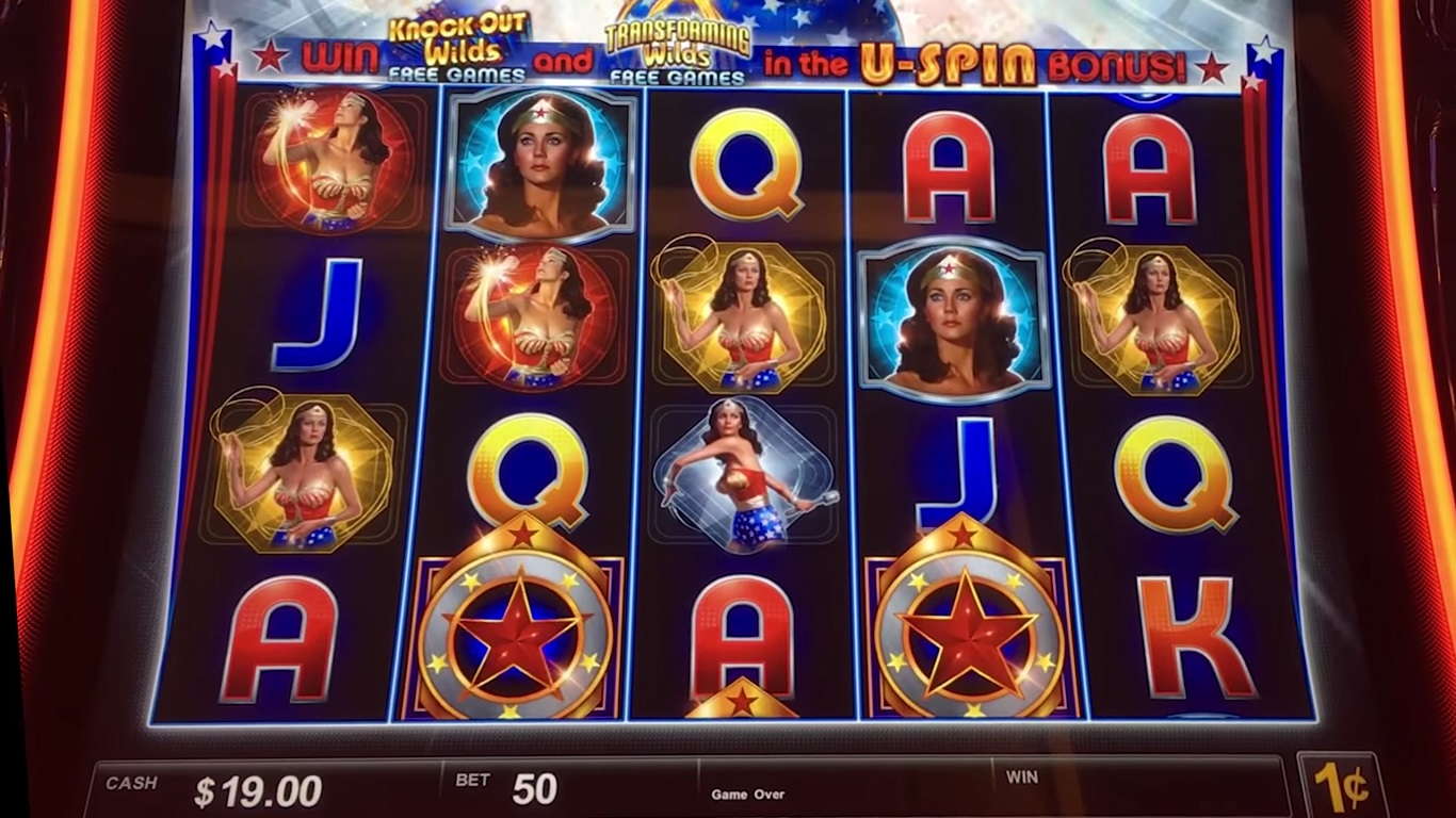 Wonder woman golden lasso slot machine for sale