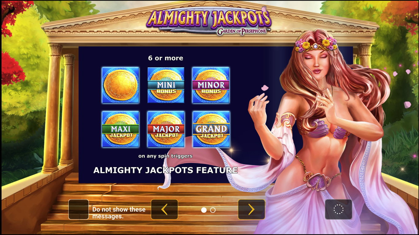slot machines online almighty jackpots garden of persephone