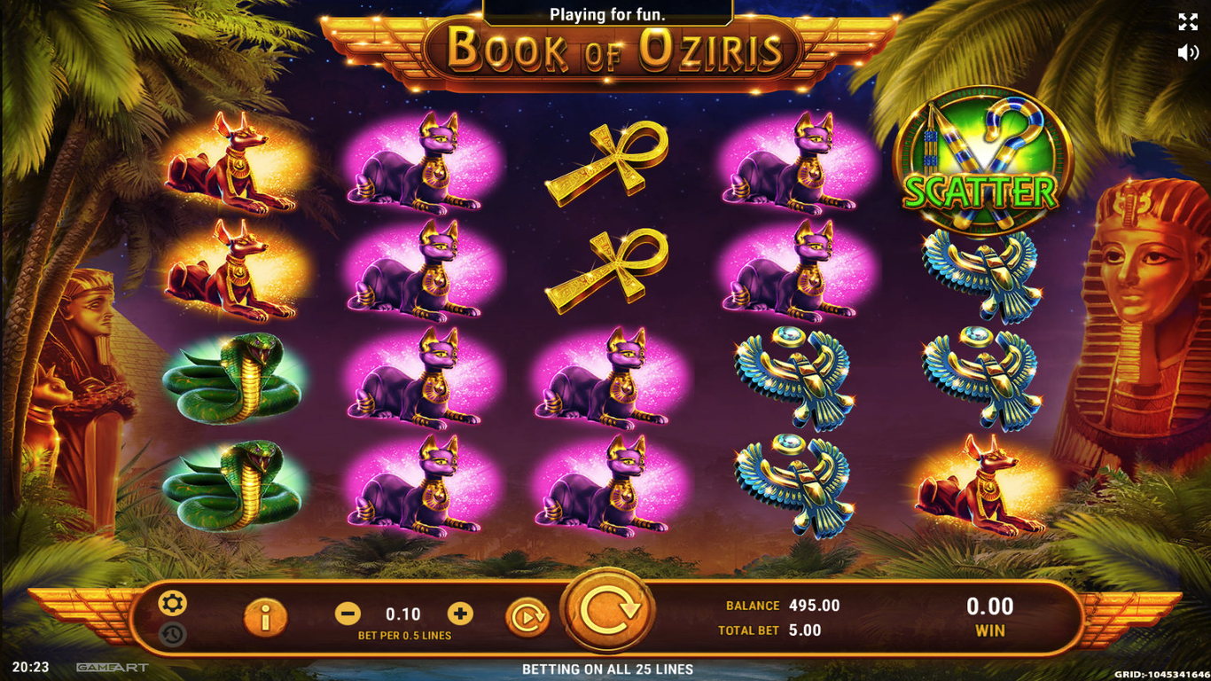 Book of Oziris Slot (GameArt) Review 2023 & Demo Game