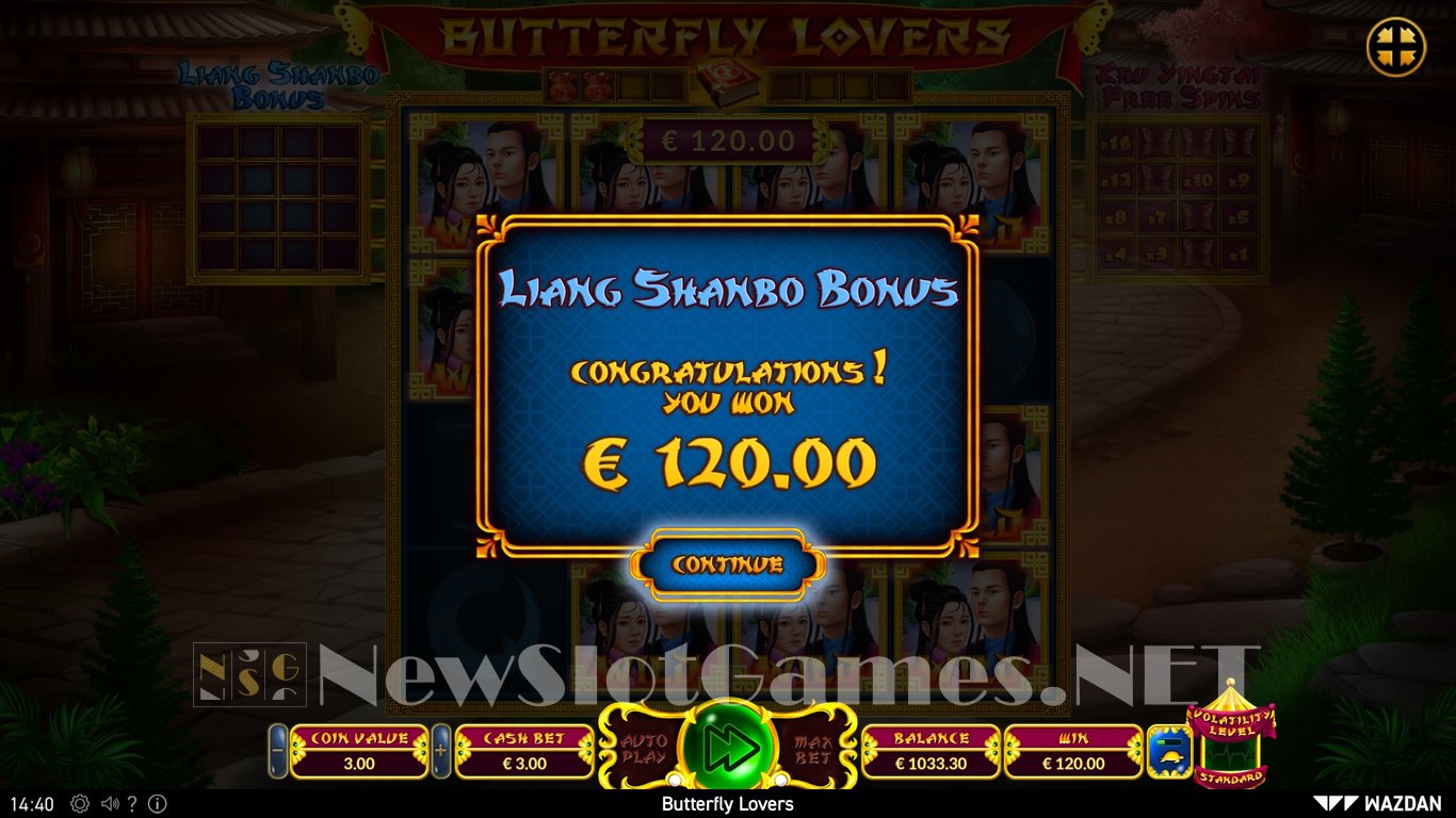 Butterfly Lovers Slot (Wazdan) Review 2024 & Demo Game