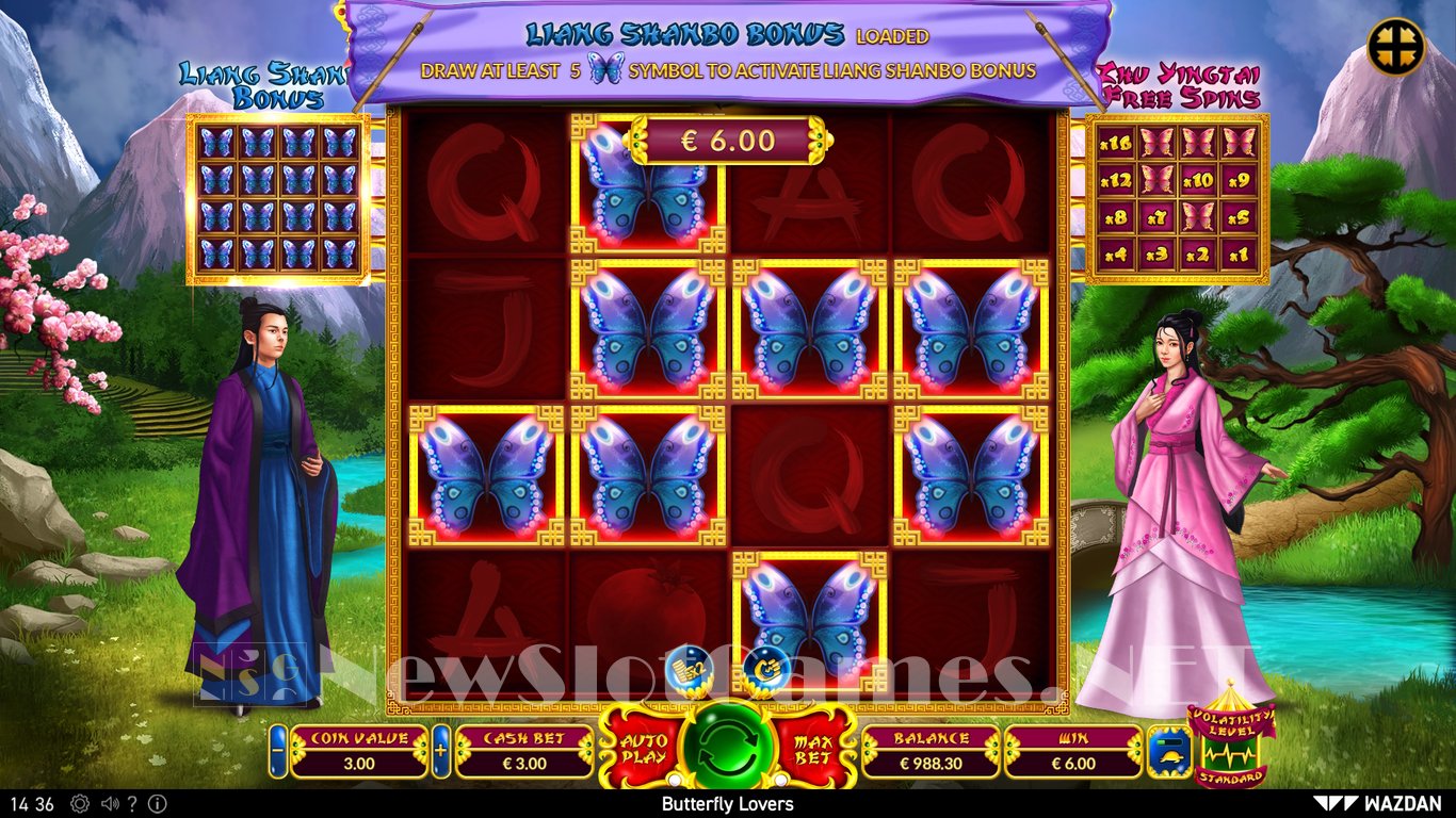 Butterfly Lovers Slot (Wazdan) Review 2024 & Demo Game