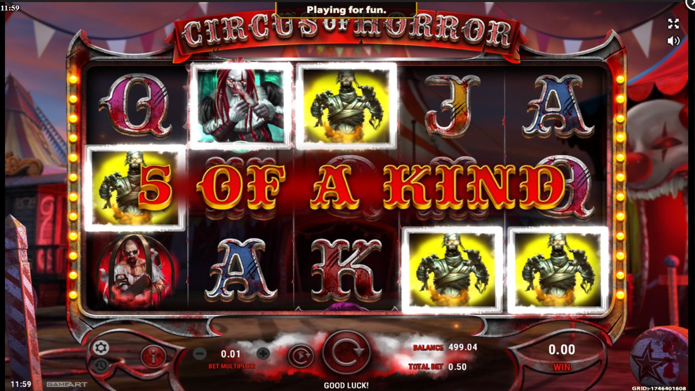free casino slot by game art demo