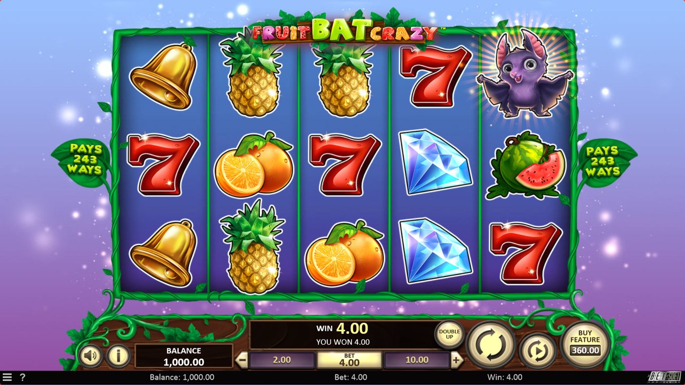 Fruit Bat Crazy Slot - Free Play and Reviews