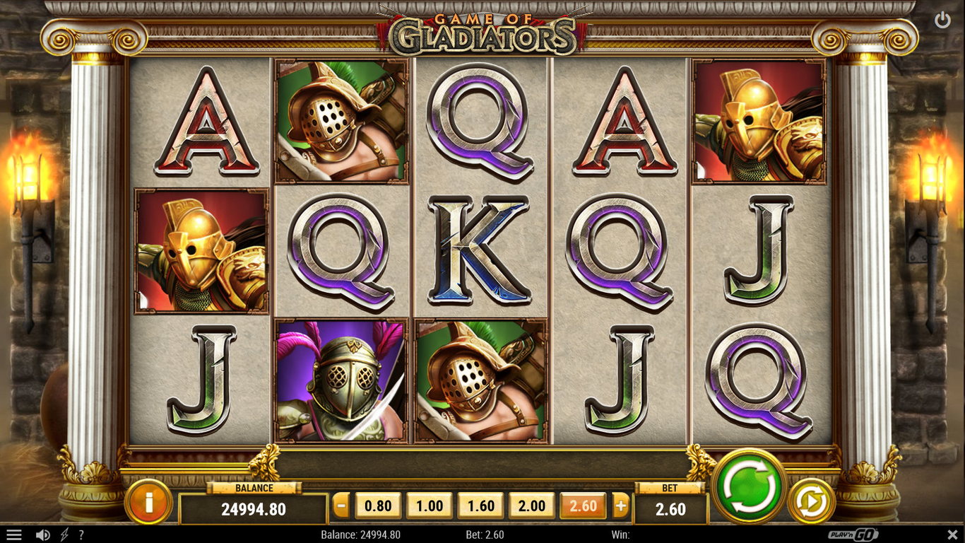 Game of Gladiators Slot (Play'n GO) Review 2024 & Demo Game