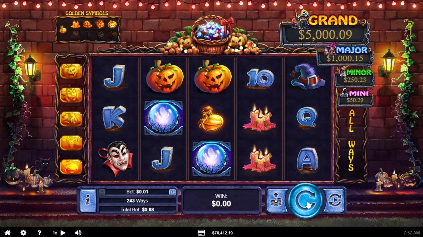 Halloween Treasures Slot (RTG) Review 2024 & Demo Game