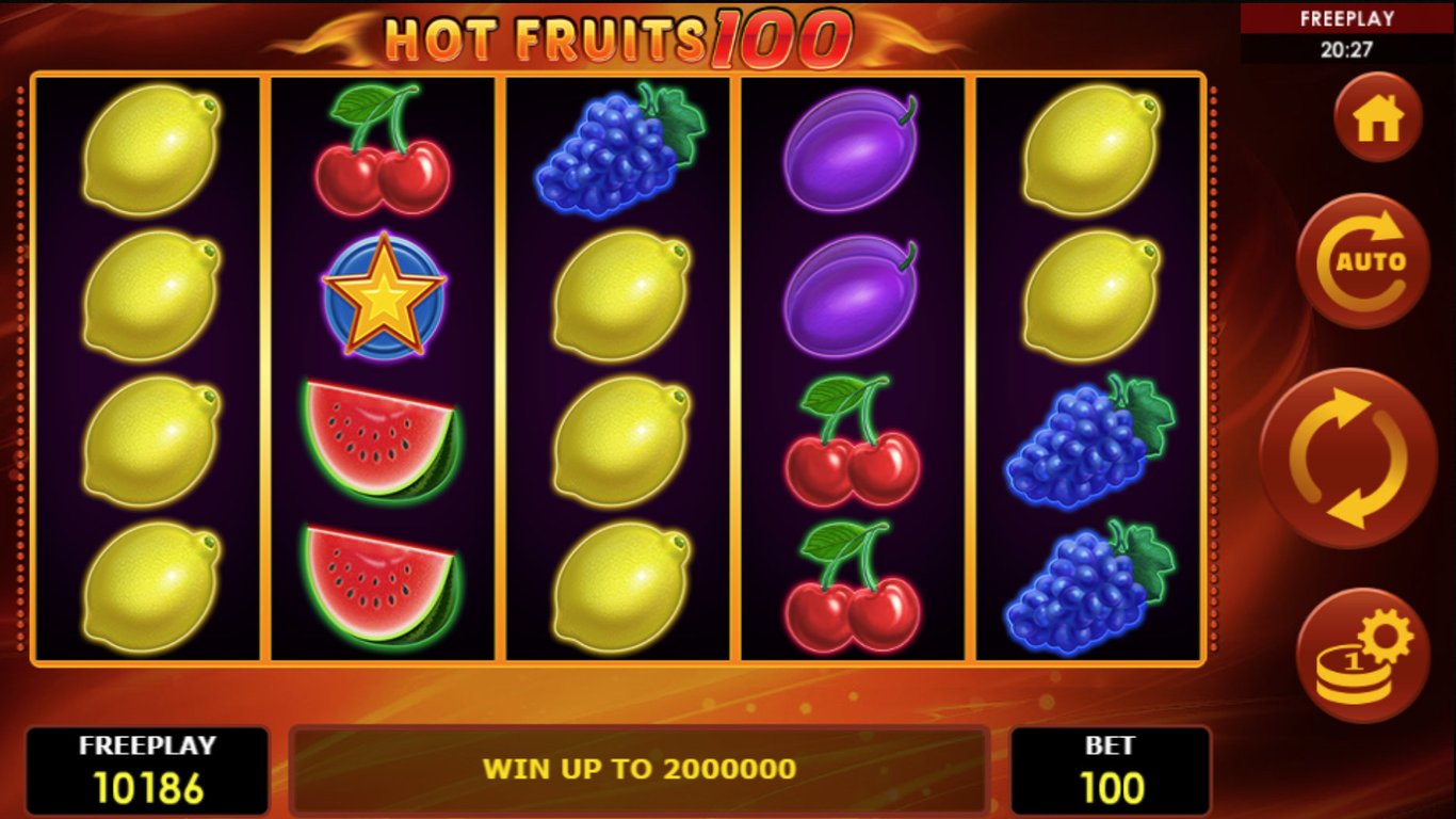 Hot Fruits 100 Slot (Amatic) Review 2024 & Demo Game