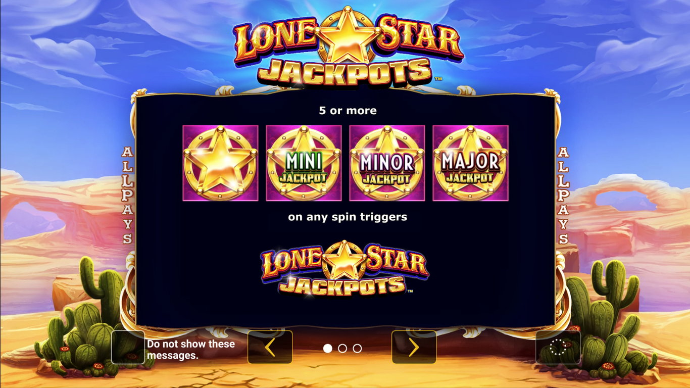 Star jackpots slot machine