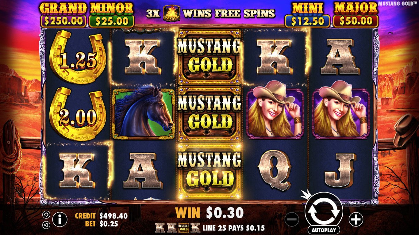 Mustang Gold Slot (Pragmatic Play) Review 2024 & Demo Game