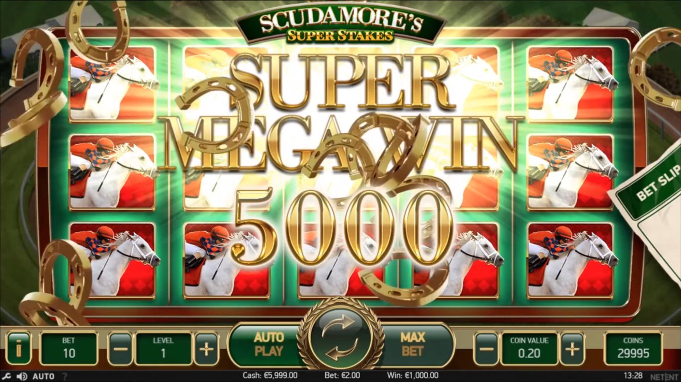 Scudamores Super Stakes Игровой автомат играть на деньги