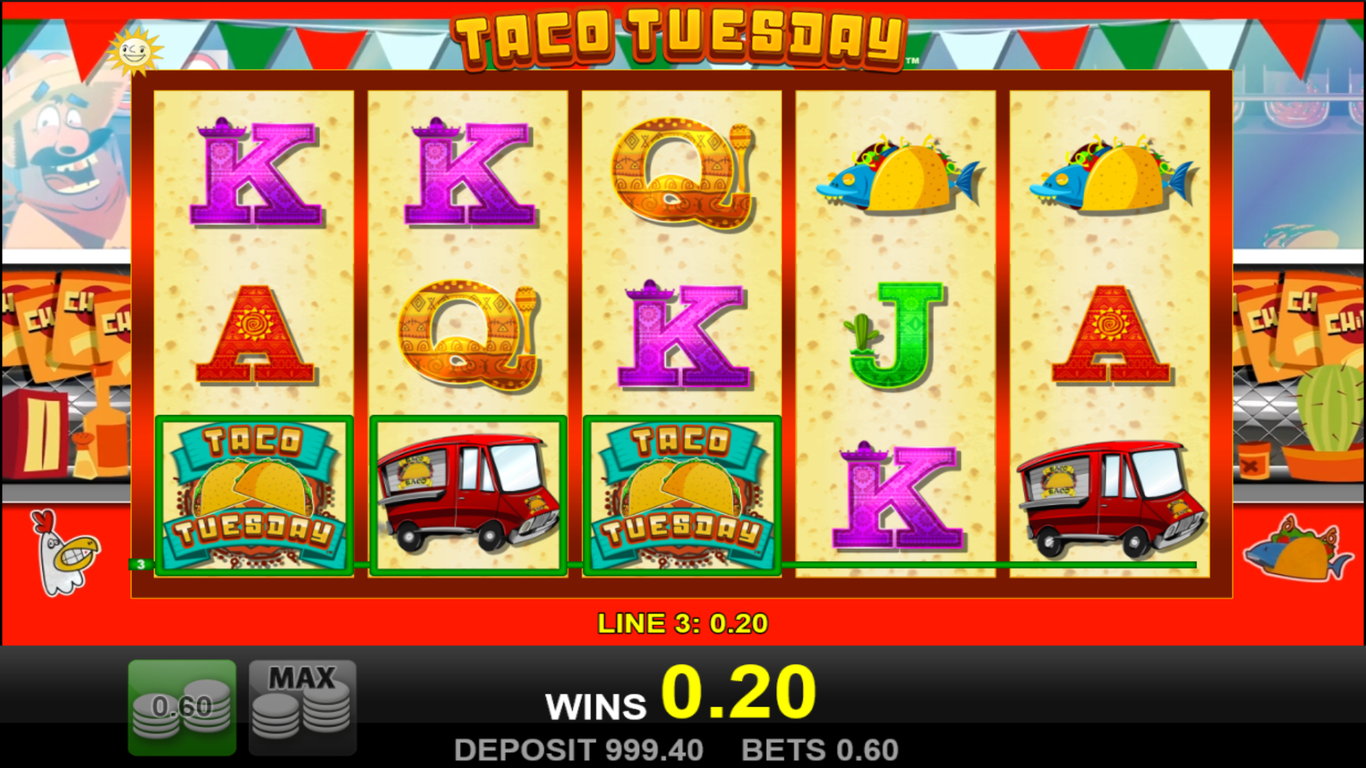 Taco tuesday slot machine jackpots