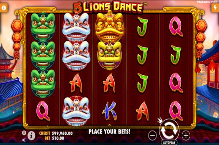 lion dance slot machine