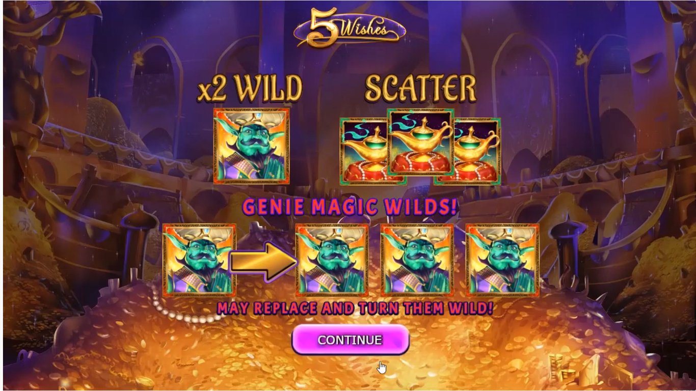 Genie wishes slot machine troubleshooting