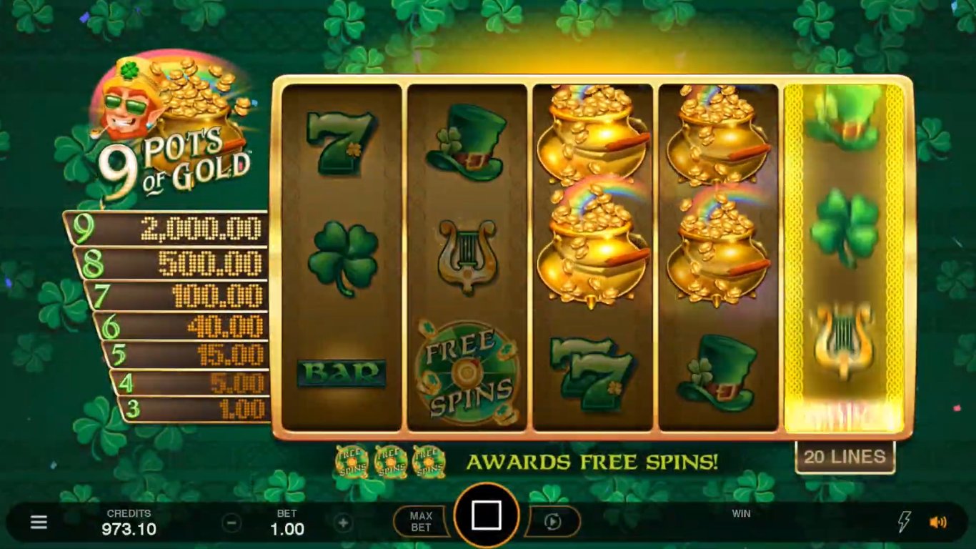 pots of gold casino 50 free spins