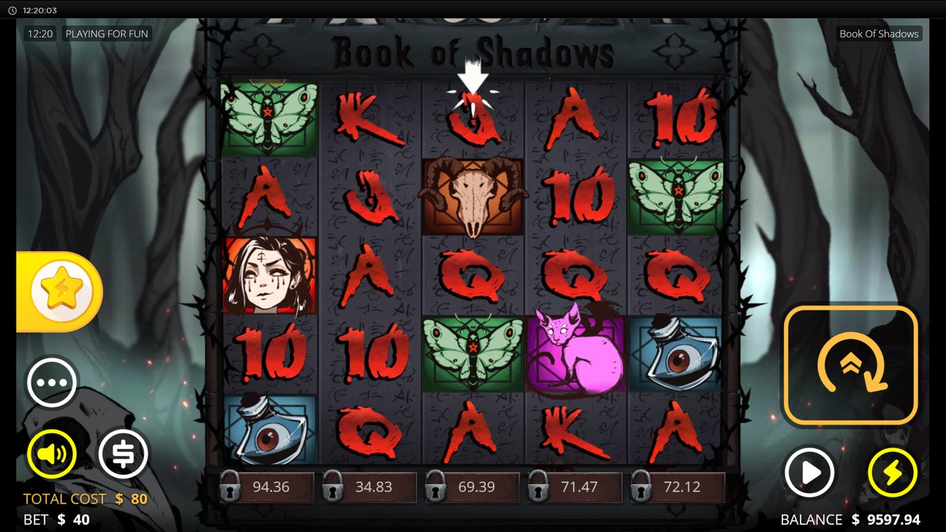 slot book of shadows