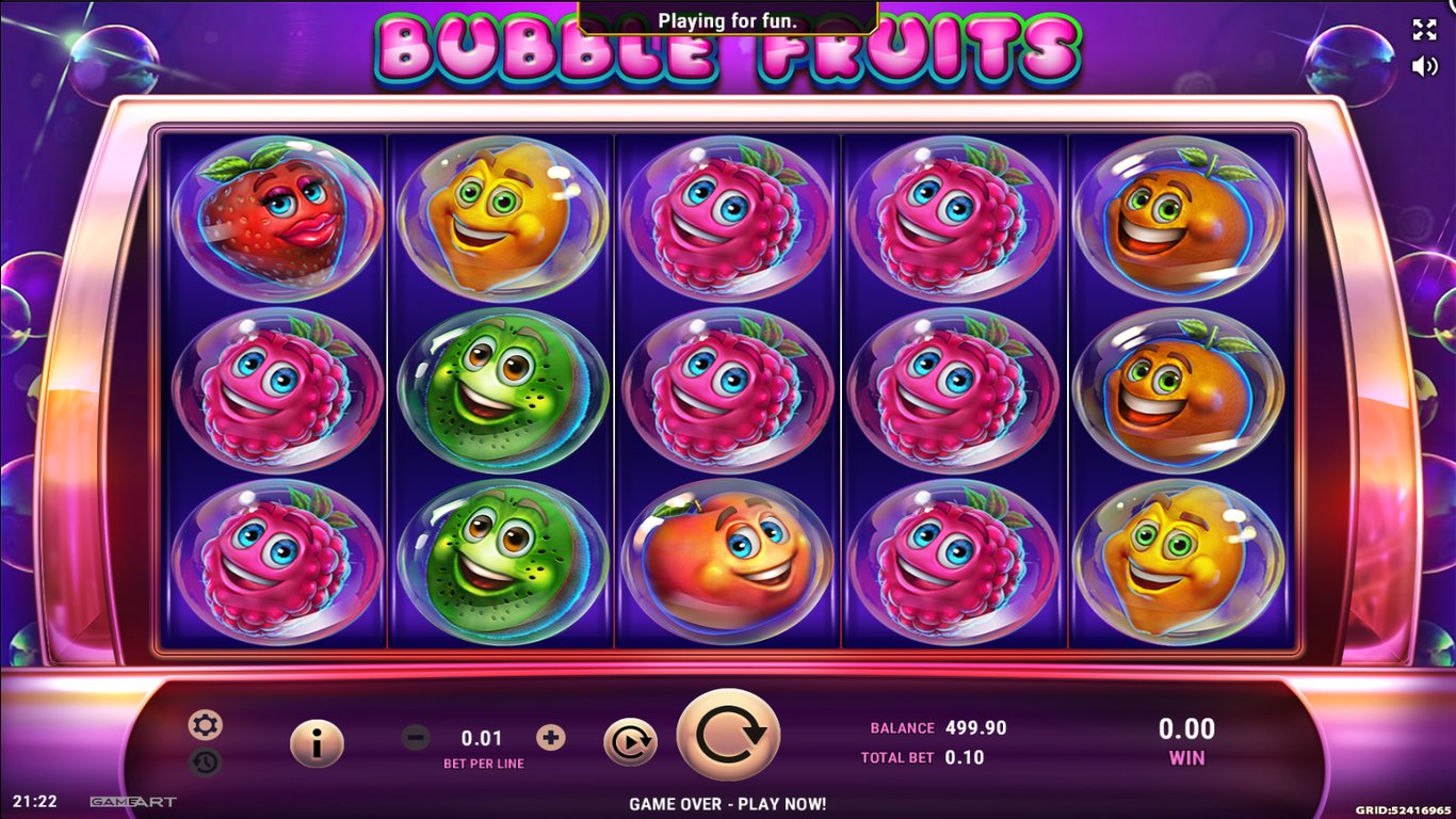 bubble fruits game