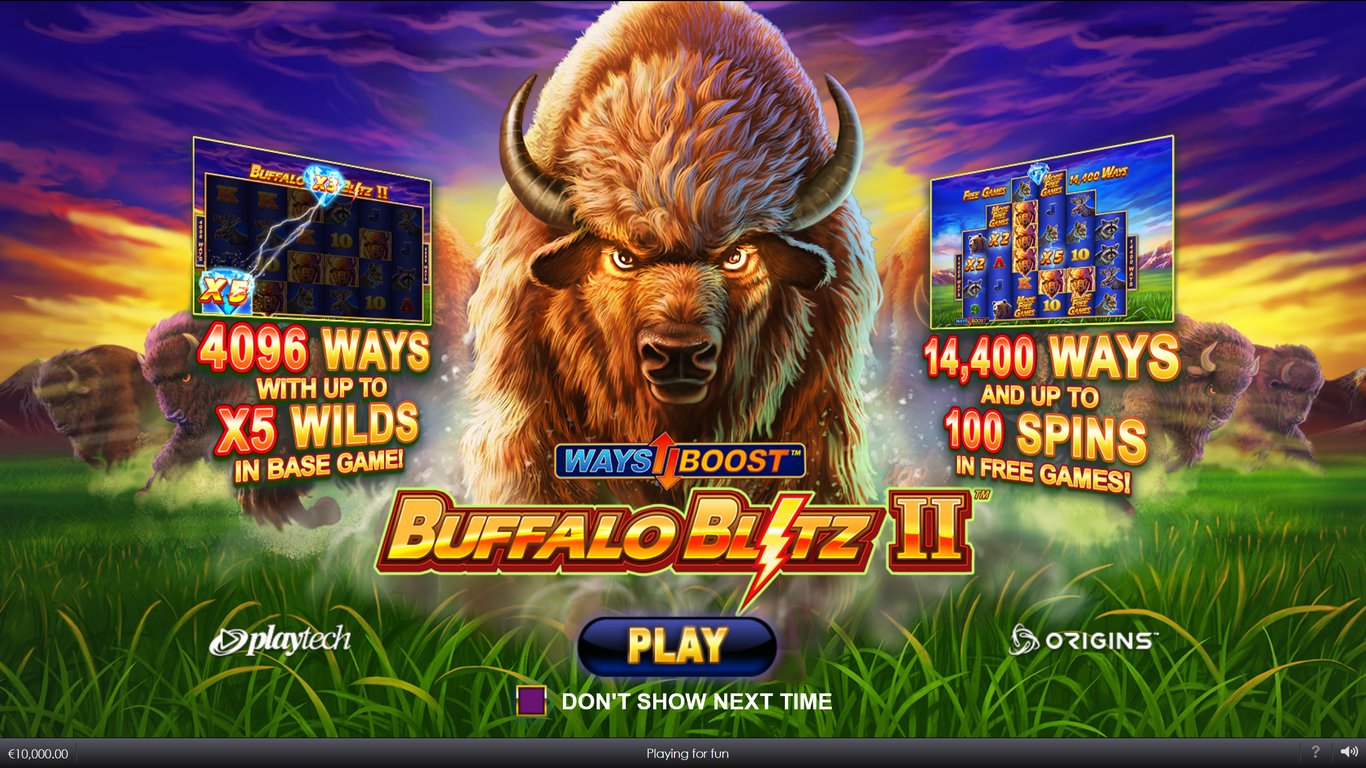 bankroll blitz at buffalo run casino